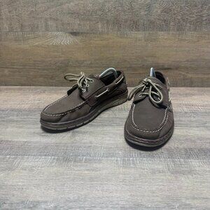 Sperry Billfish Ultralite Brown Leather Boat Shoe Men' Size 9